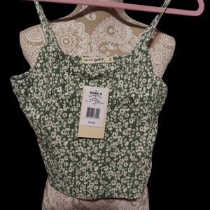 Live To Be Spoiled Emma Ribbed Cami Junior's Size L